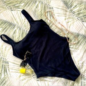 Black Aerie One Piece Swimsuit